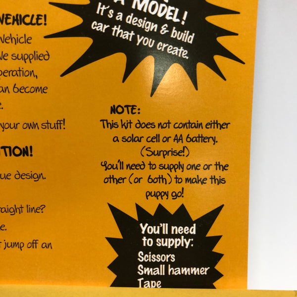 Electric Car Vehicle Kit