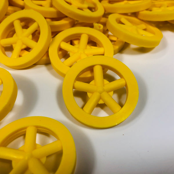 Co2 Dragster Wheels - Hobby Wheels for Miniature Cars and Educational Project Kits using 1/8" Axles