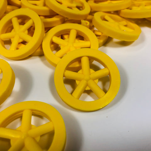 Co2 Dragster Wheels - Hobby Wheels for Miniature Cars and Educational Project Kits using 1/8" Axles