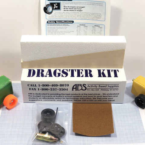 Basswood Dragster Kit (Co2)