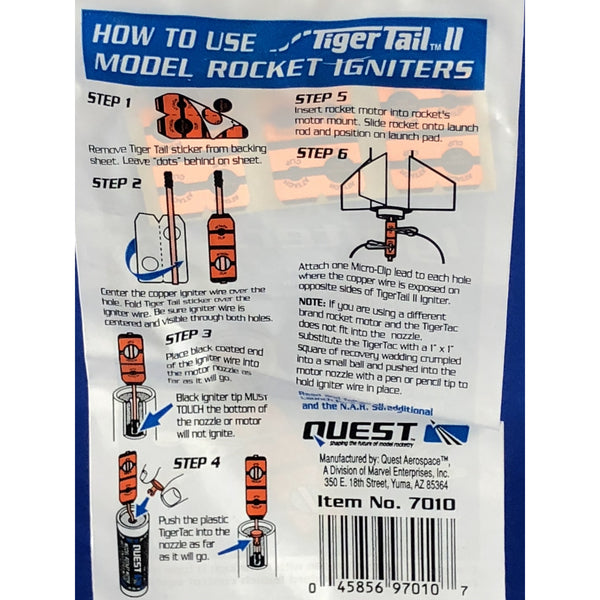 Model Rocket Igniters (6 Pack)